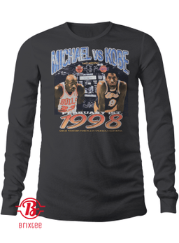 Michael Jordan vs Kobe Bryant February 1st 1998 T-Shirt 