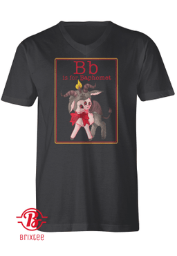 Bb Is For Baphomet T-Shirt - Letter B is for a Cute Baphomet card T-Shirt Satanic game