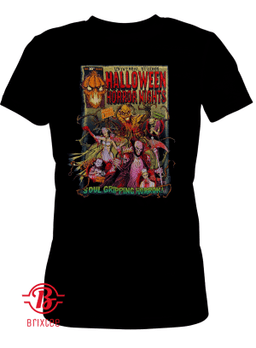 Halloween Horror Nights Lord Pumpkin, Blood, Bone, Meaty Meetz, Vamp '55