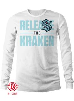 Release The Kraken T-Shirt White- Seattle Kraken