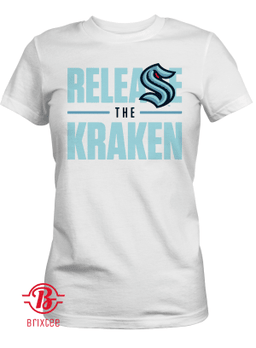 Release The Kraken T-Shirt White- Seattle Kraken
