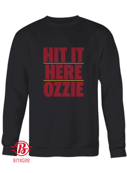 Ozzie Albies - Hit It Here Ozzie Sweatshirt, Atlanta Braves