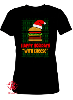 Happy Holidays With Cheese Santa Burger
