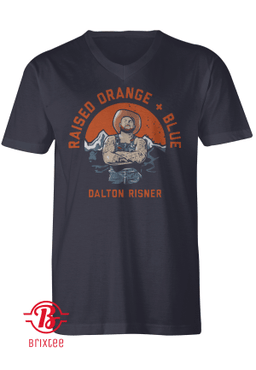 Dalton Risner: Raised Orange + Blue T-Shirt