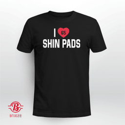  Andrew Shaw - I Love Shin Pads - Chicago Blackhawks 