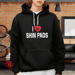  Andrew Shaw - I Love Shin Pads - Chicago Blackhawks 