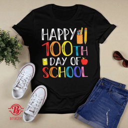 100 Days Of School Teacher And Student