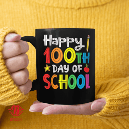100th Day of School Teachers Kids Child Happy 100 Days