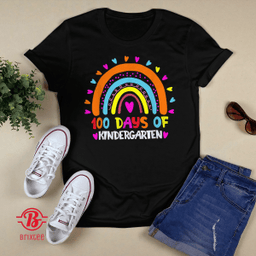 100 Days Of Kindergarten School Teacher Smarter Rainbow