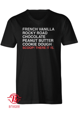 French Vanilla Rocky Road Chocolate Peanut Butter Cookie Dough Scoop! There It Is