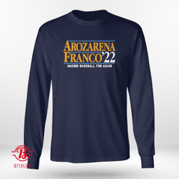 Randy Arozarena and Wander Franco 2022 Shirt + Hoodie - Making Baseball Fun Again - Tampa Bay Rays