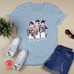 Anime Handsome Catboy Bishounen Cat Boys Party Animal  T-Shirt & Hoodie