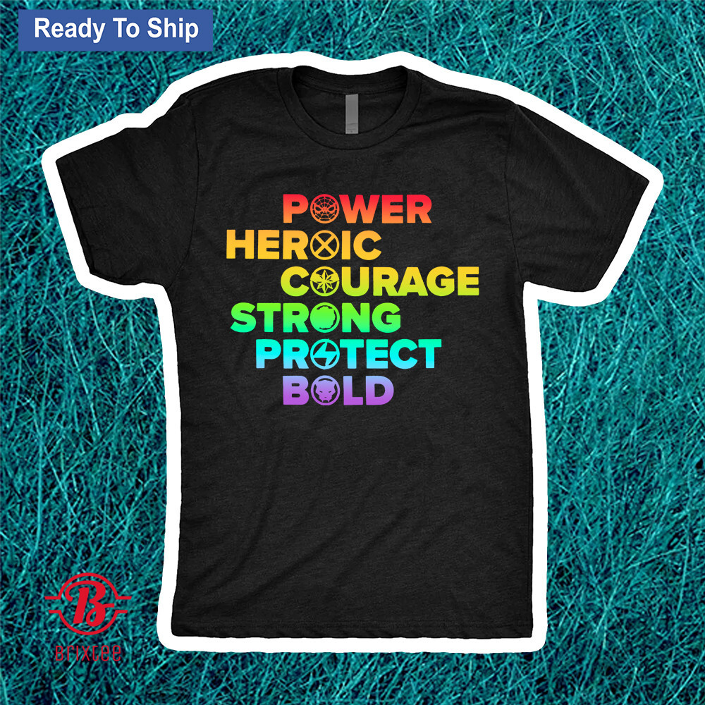Marvel Pride Power Heroic Courage Strong Protect Bold