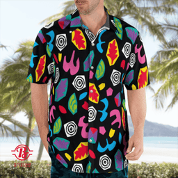Strange Eleven Geometric Short Sleeve - Button Up Shirt - Stranger Things