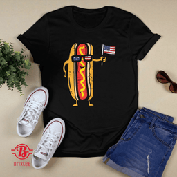 Hotdog Sunglasses American Flag USA Funny 4th Of July Fourth