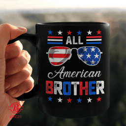 All American Brother 4th of July USA Family Matching Outfit