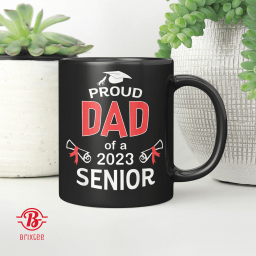 Mens Proud Dad Of A 2023 Senior Shirt Graduation 2023 Daddy