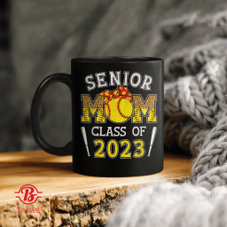Senior Mom Class Of 2023 Softball Graduation Mama 2023 Grad TT