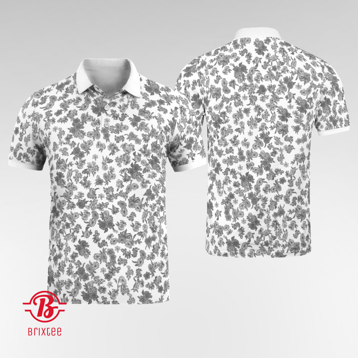 Golf Shirt - NK DF Player Floral Print
