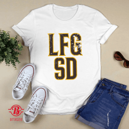 LFGSD Stacked Letters | San Diego Padres
