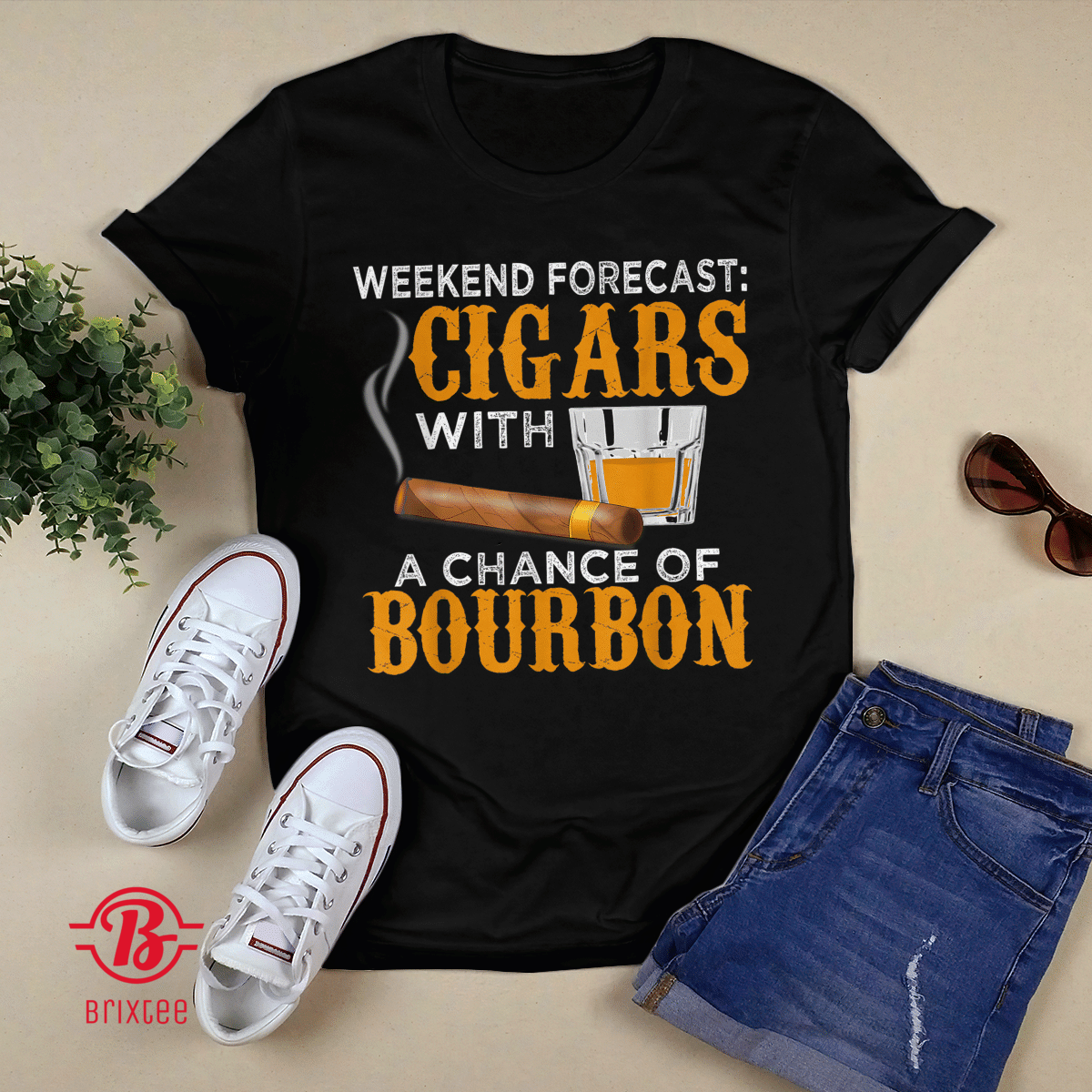 Weekend Forecast Cigars Chance of Bourbon Cigar