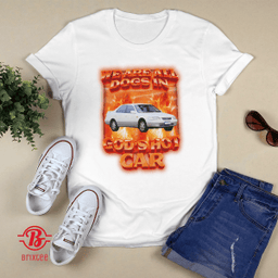 Vintage We Are All Dogs In God's Hot Car T-Shirt