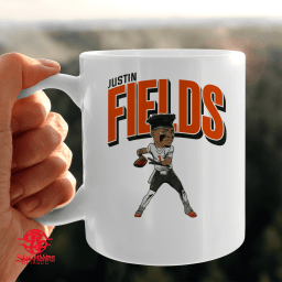 Justin Fields Caricature - Chicago Bears