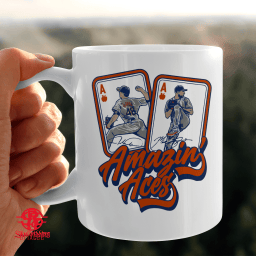  Jacob Degrom And Max Scherzer Amazin' Aces - New York Mets 