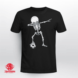 Halloween Dabbing Skeleton Soccer