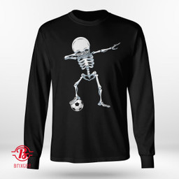 Halloween Dabbing Skeleton Soccer