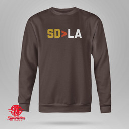 SD > LA T-Shirt San Diego Padres > Los Angeles Dodgers