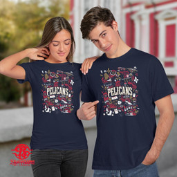 Pelicans Gameday 2022 T-Shirt New Orleans Pelicans 2022-23 Pelicans Opening Night