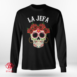 La Jefa Sugar Skull Mexican Dia De Los Muertos Dead