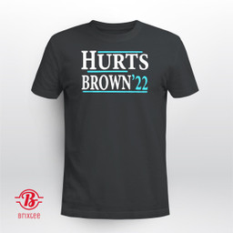 Jalen Hurts and A. J. Brown 2022 