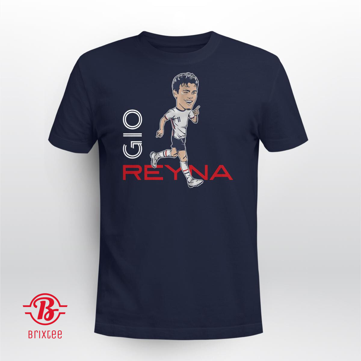 Giovanni Reyna Caricature - American soccer player 