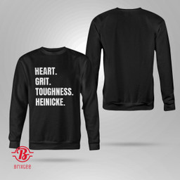Taylor Heinicke Heart and Grit Toughness Heinicke T-Shirt Washington Commanders
