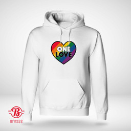 One Love LGBTG Hoodie - Portion Of Proceeds to The Trevor Porject