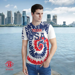 Team USA Tie-Dye World Cup 2022 T-Shirt - Olympic Team USA Flag