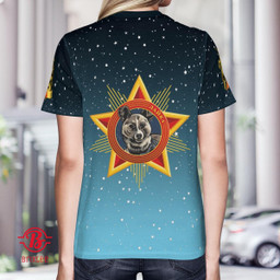  Soviet Space Dog Russian Text 