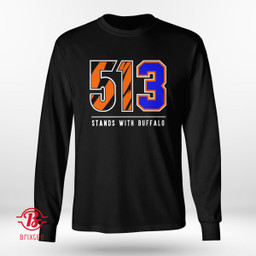  513 Stands With Buffalo T-Shirt Cincinnati Bengals and Buffalo Bills 
