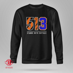  513 Stands With Buffalo T-Shirt Cincinnati Bengals and Buffalo Bills 