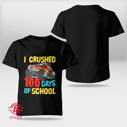 Kids 100 Days Of School For Toddler Boys Kids Monster Truck