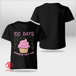 100 Days Sprinkled With Fun Cupcake 100th Day Of School Girl