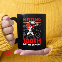 Kids Hitting The 100th Day Of School Baseball 100 Days Of School