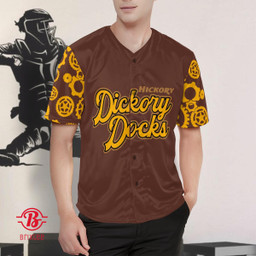 Hickory Crawdads Replica Hickory Dickory Docks Baseball Jersey