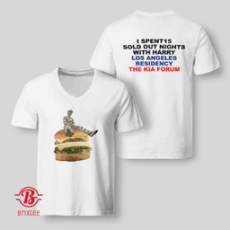  Harry Styles Hamburger Shirt I Spent 15 Sold Out Nights With Harry Los Angeles Residency The Kia Forum 