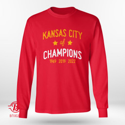 Kansas City Chiefs Of Champions 1969 2019 2022