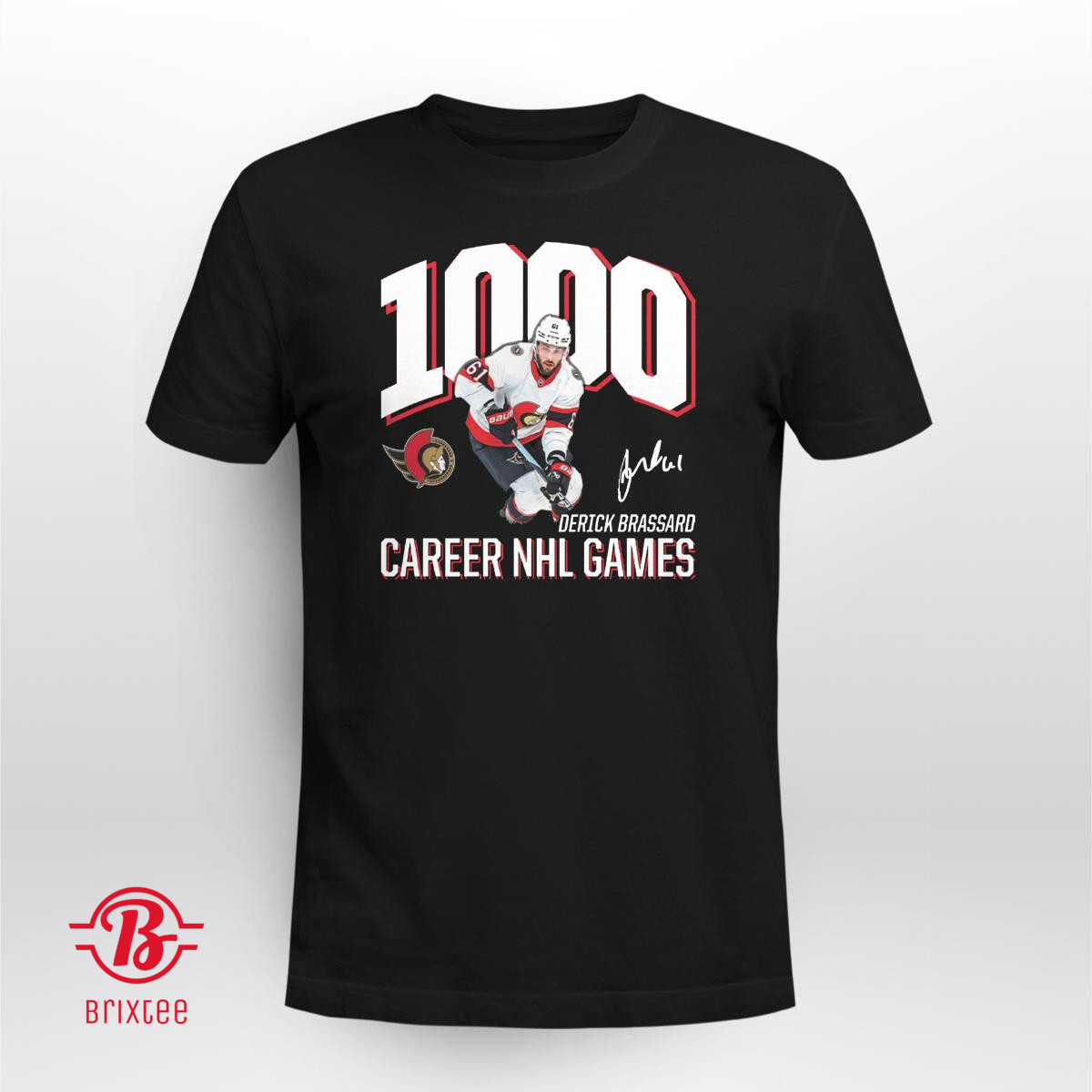 Derick Brassard Ottawa Senators 1,000 Career Games