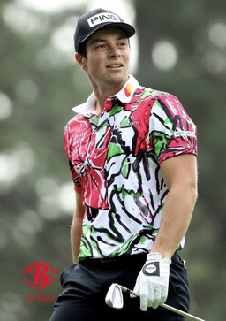 KV Tour Golf Polo Shirt Pink - Hovland Masters Polo Shirt
