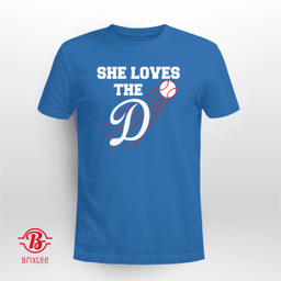 Baseball She Loves The D - Los Angeles Dodgers